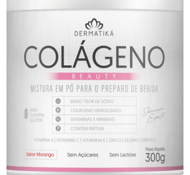 Colágeno Derma Beauty Morango - 300g
