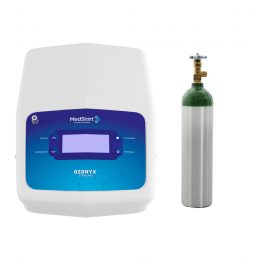 Combo Gerador de Ozônio Ozonyx Standard MedStart e Cilindro de Oxigênio Portátil 1 Litro